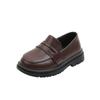 2025 Spring and Autumn New Boys' Shoes Children's British Style Leather Shoes Baby Black Casual Fashion Student Performance Shoes