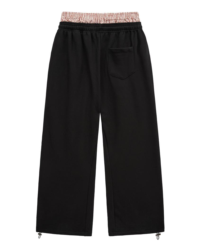 MIDNIGHT MOVE Rd Check Broek (Zwart)