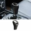 Black Wood Grain Inner Gear Shift Knob Cover Trim Fit For Benz C-Class 2004-2014