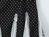 Women's Summer Sleeveless Polka Dot Color Block Cinched Waist Mini Dress