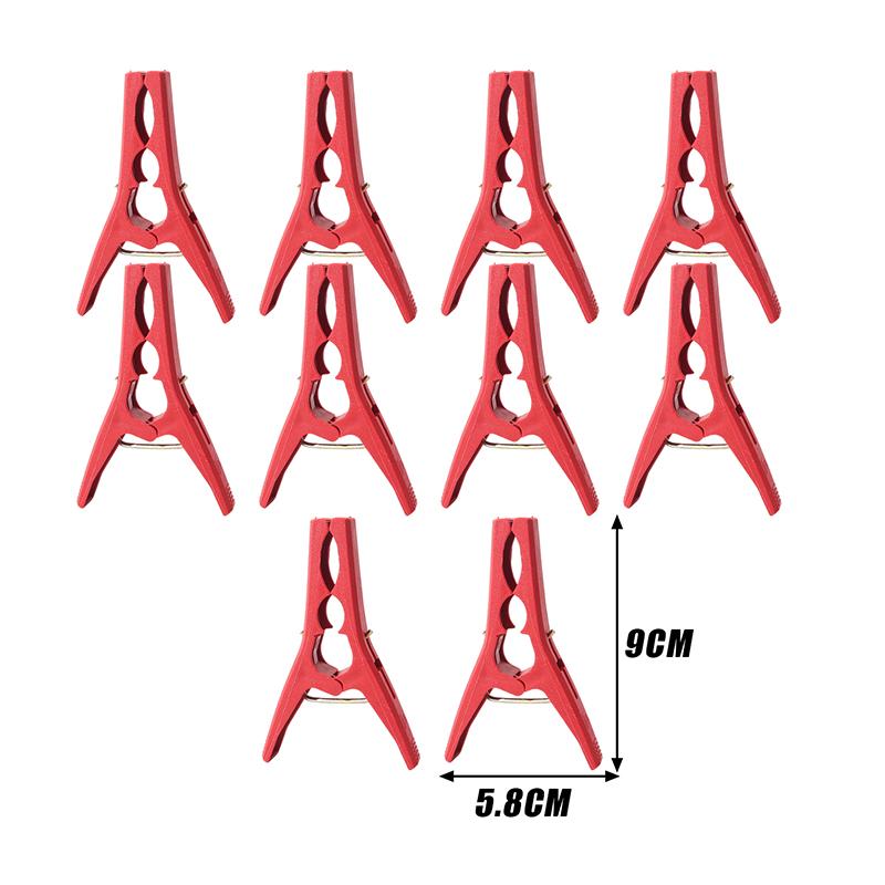 

10-50pcs Plastic Plant Grafting Clip Vegetable Cucumber Tomato Climbing Plants Fixed Clips Anti-fall Clamp Support Organizers 10PCS червоний