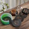 Coaster Resin Molds,Coaster Silicone Mold with Storage Box Mold,Epoxy Resin Molds for DIY Resin,Cups Mats,Home Decoratin