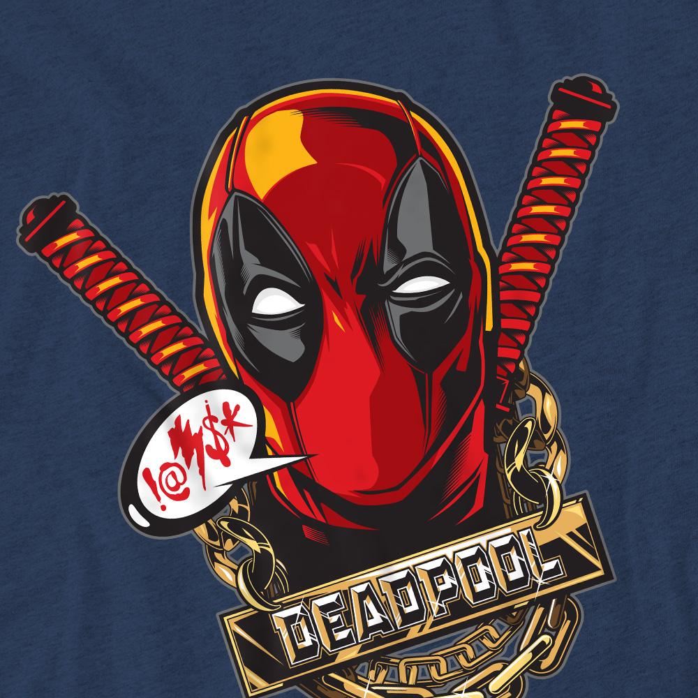 Deadpool Unisex Adult Gangster T-Shirt