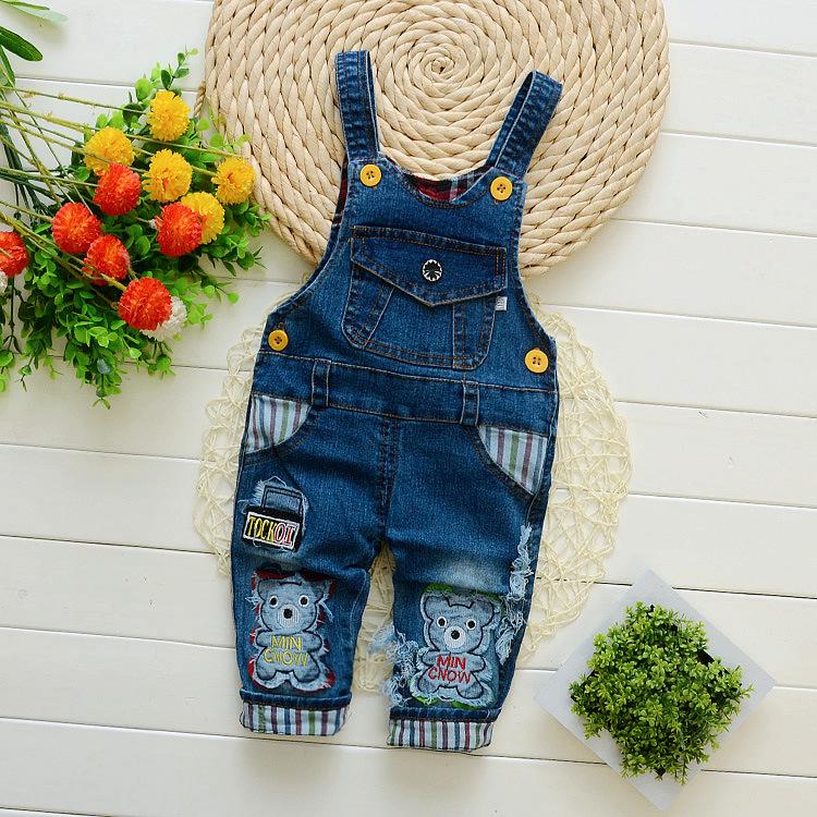 2022 Summer Denim Shorts and Rompers for Toddlers: Boys' and Girls' Overalls