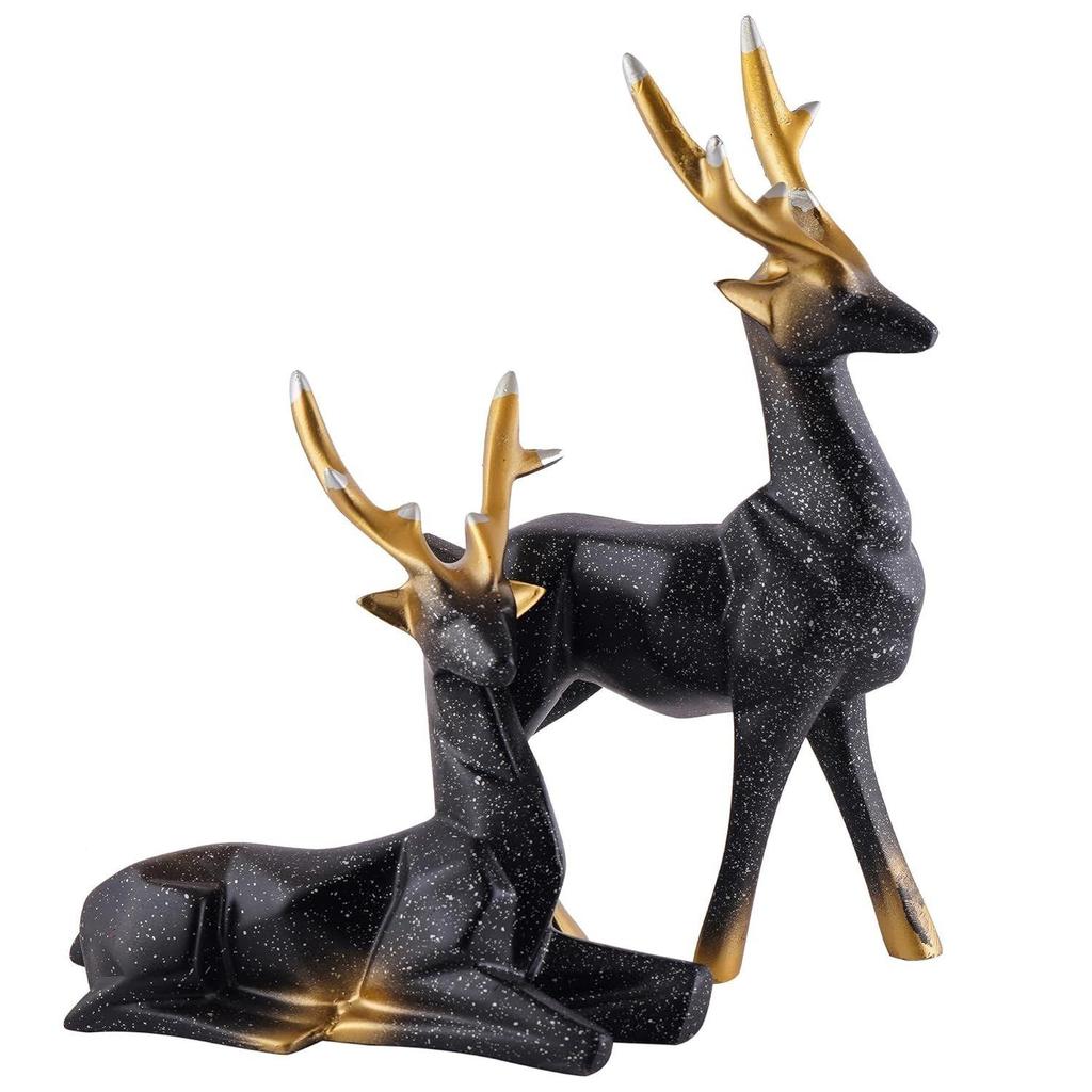 Deer Home Decor Showpiece (Black Spot)