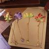 Exquisite Craft Metal Bookmark Pendant Design Book Separator Leaf Bookmark  Student Reading
