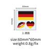 US, Canada and Mexico World Cup Flag Tattoo Sticker, Football Game Sports Meeting Tattoo Sticker, Makeup Face Sticker