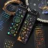 Zaomao 3D Gold Chain Star Dream Stickers - Guka Journal DIY Collage Border Decoration