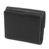 Lommebok Bifold Sammenleggbar Lommebok Kompakt Outlet Merke Lær Eliza Liten Lommebok Øglepreget Lær CR395 [Coach] Dame (SVART/Svart) [Punkt]