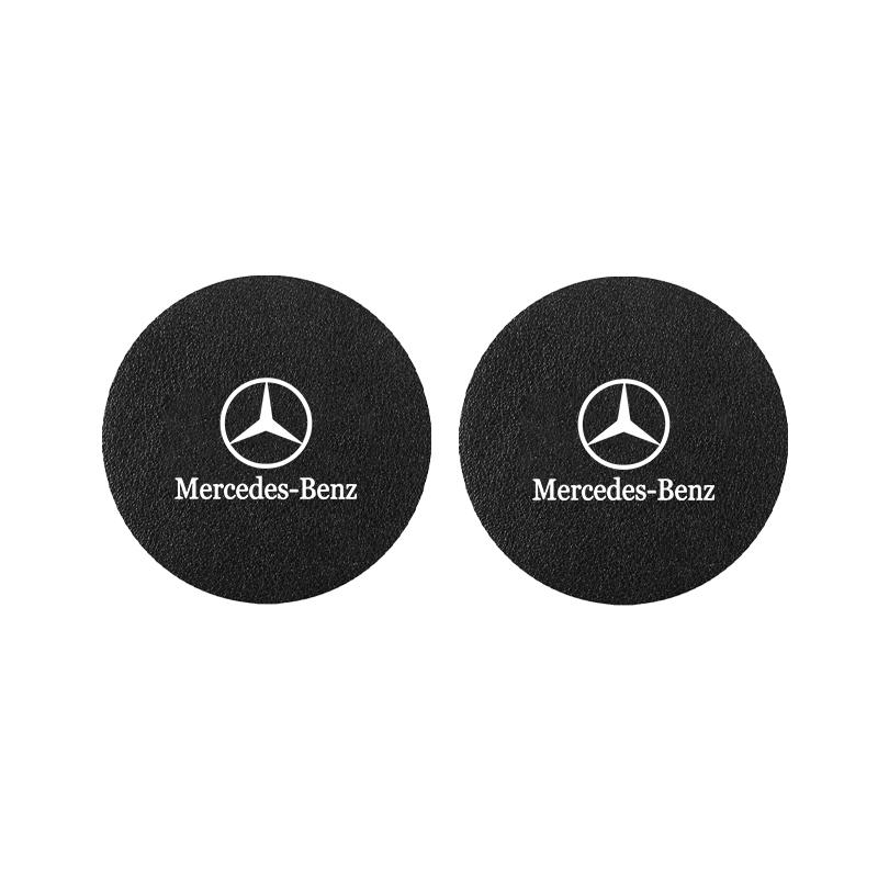 

GLC GLB Car Coasters Water Cup Slot Non-Slip Mat Shockproof Pad For Mercedes Benz AMG W177 W176 X166 X167 C257 C218 X253 C118 C