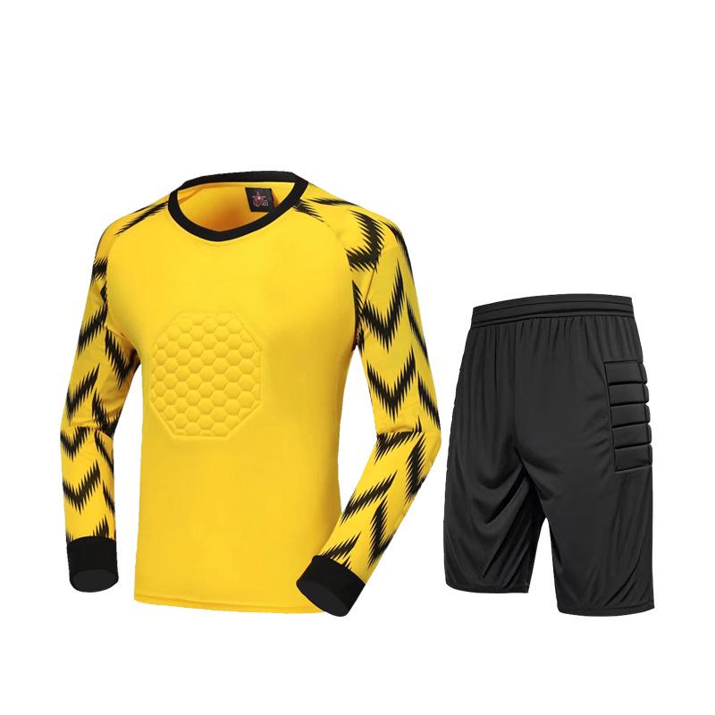 Goalkeeper Uniform with Anti-Fall and Anti-Collision Sponge Padding for Football Training