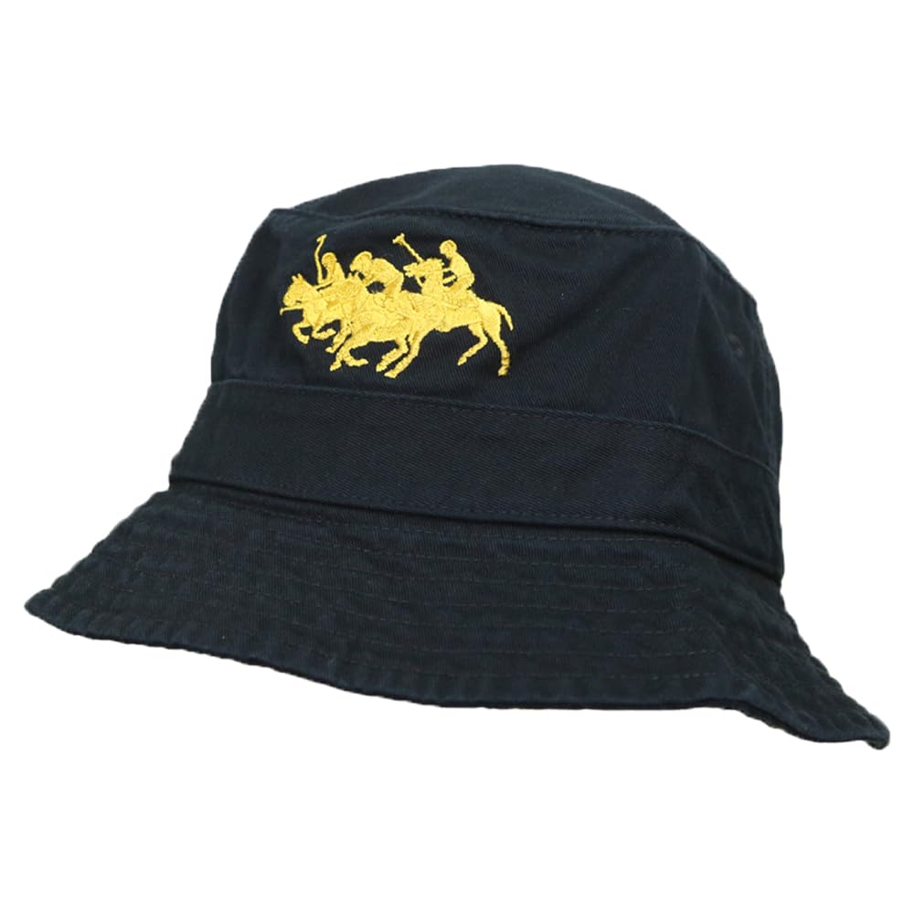 

(Поло Ральф Лорен) Мужская и женская шляпа-панама из хлопка с вышивкой пони для матча 01080131-SM-ЧЕРНЫЙ [Б/у]