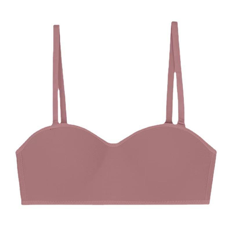 Sutiã Adesivo Bandeau Push-Up Sem Fio: Antiderrapante, Anti-Queda, Invisível, Lindo Design nas Costas com Material Fino.