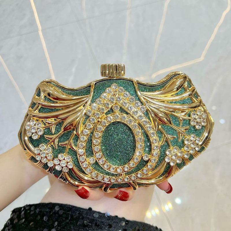 Bolso de Noche - Bolso de Mano de Moda con Cristales - Bolso de Hombro Cruzado de Lujo de Alta Gama