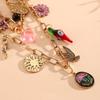 Multilayer Stacked Flower Pendant Necklace Flying Bird Bohemian Collarbone Chain  Spring/Summer