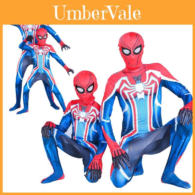 Stylový Spiderman Ps4 Velocity Kostým Kombinéza Pro Dospělé A Děti S Unikátním Designem