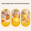 Ruční odšťavňovač citrusů s otočnou klikou - Maximální extrakce šťávy pro citrony, pomeranče, limetky, grapefruity | Ergonomická rukojeť