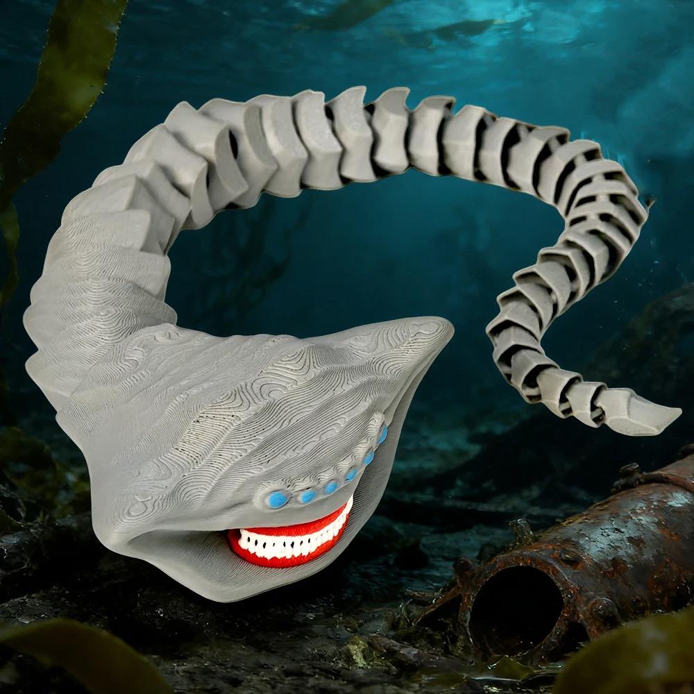 Neues Monster-Spiel Subnautica Tiefsee Actionfigur Modell, Räuber Fresser Bloop Gran Maja Monster Schreibtisch Ornament Spielzeug - 3D Gedruckt
