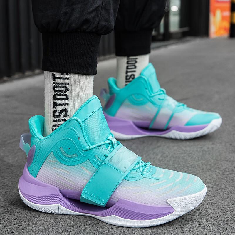 Splash 5th generation basketball shoes men's luminous winter velvet cotton female students children's sports shoes women's actual combat sneakers m