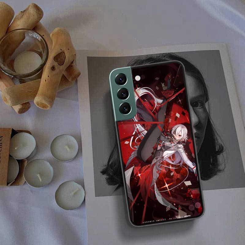 

Arlecchino Genshin Impact Phone Case For Samsung Galaxy S22 S25 Ultra S21 S10 Plus S26 Edge S20 S23 S24 FE Cover Silicone So Samsung S10 PLUS