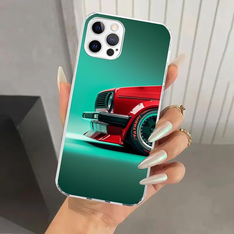 MK1 Golf Vintage Car Phone Case for Iphone 17 Air 16 15 Plus 14 13 Mini 12 11 Pro Max 16E 7 8 SE 2020 Soft Funda Print Shell 17