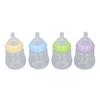 Baby Bottle Gift Set Colorful 6 Oz PP Boys Girls Newborn Baby Bottle Set for Baby Shower
