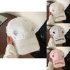 Fashion Splicing And Ripped Design Women Summer Casual Sunshade Baseball Cap For Casual Fashion And Sunshade