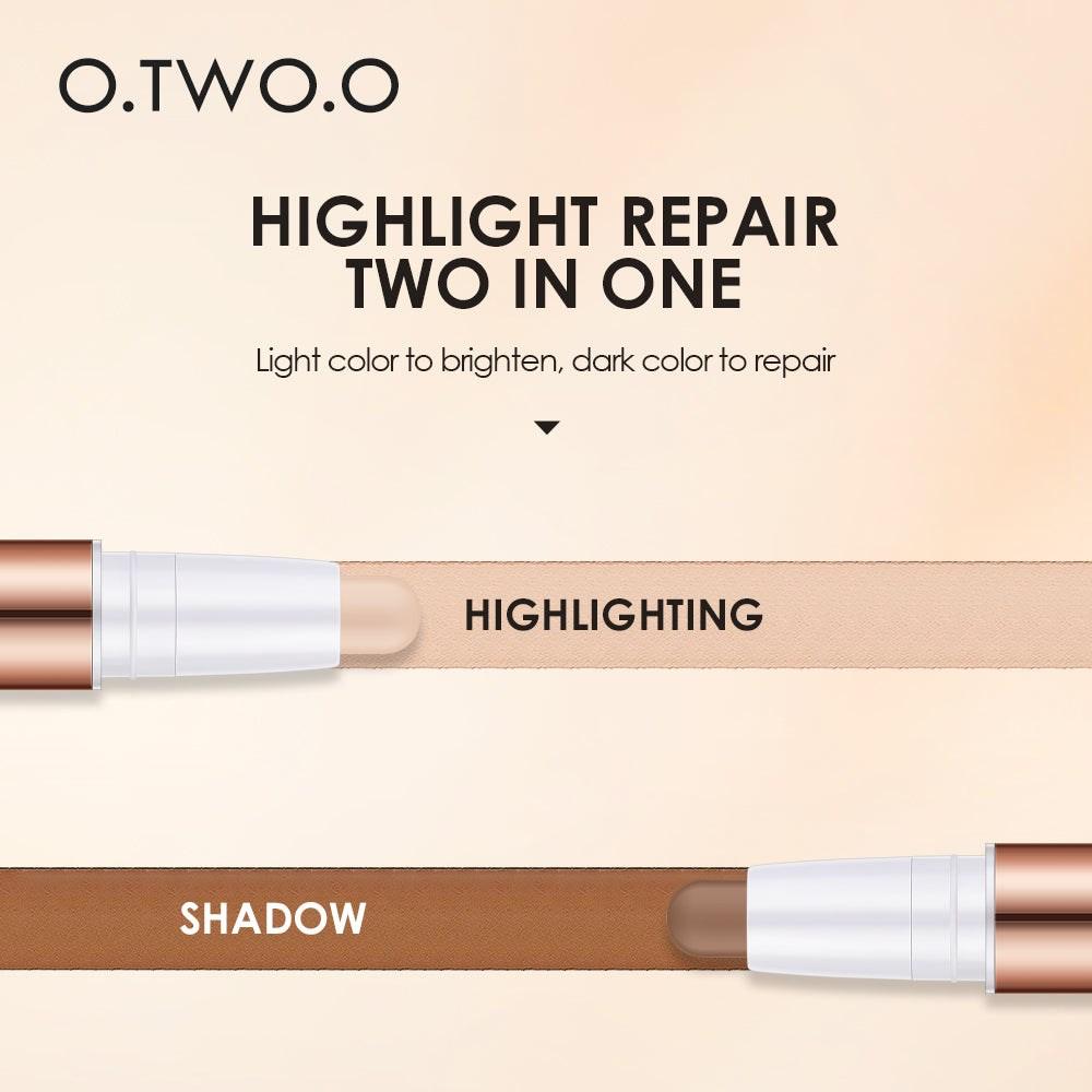 O.TWO.O Contour Stick 3.6g, #01 light color + light brown, 1 piece