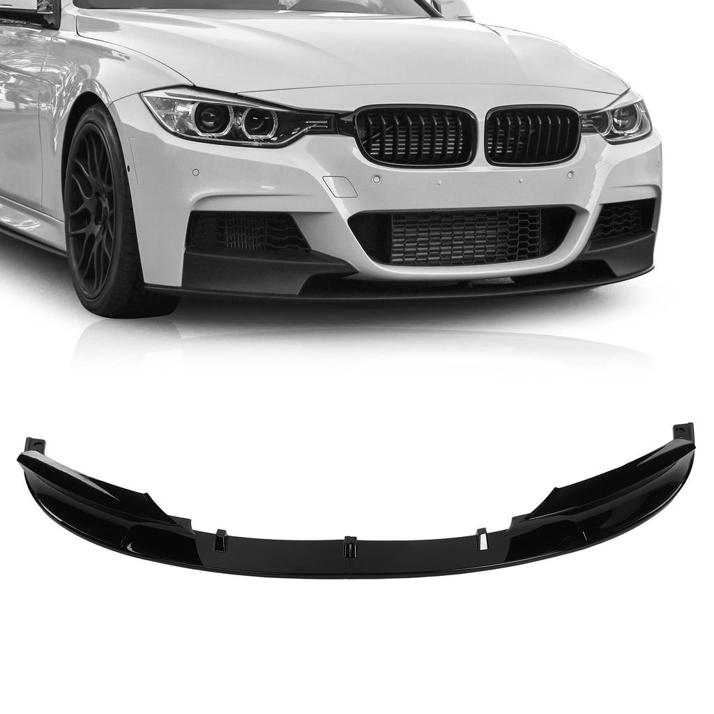 2 szt. Rozdzielacz Wargi Splittera Zderzaka Przedniego Zestaw Body Deflektor Pasuje do Serii 3 F30 F35 2012-2018