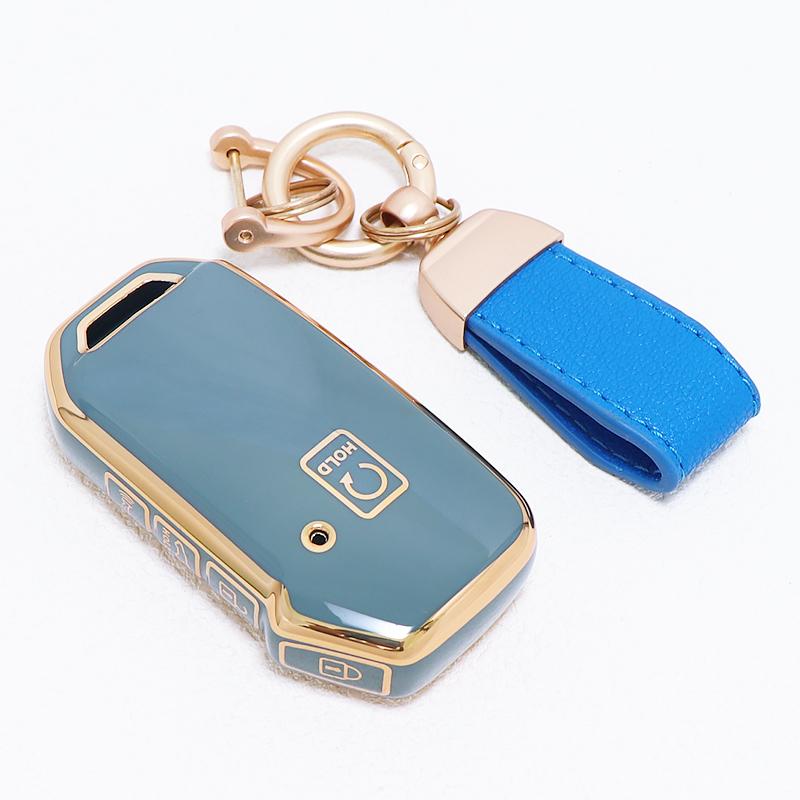 Auto For Kia Seltos Sorento Soul Sportage Telluride K5 Ceed Cerato Forte Niro Tpu Car Key Case Shell Fob Cover Keychain Keyless