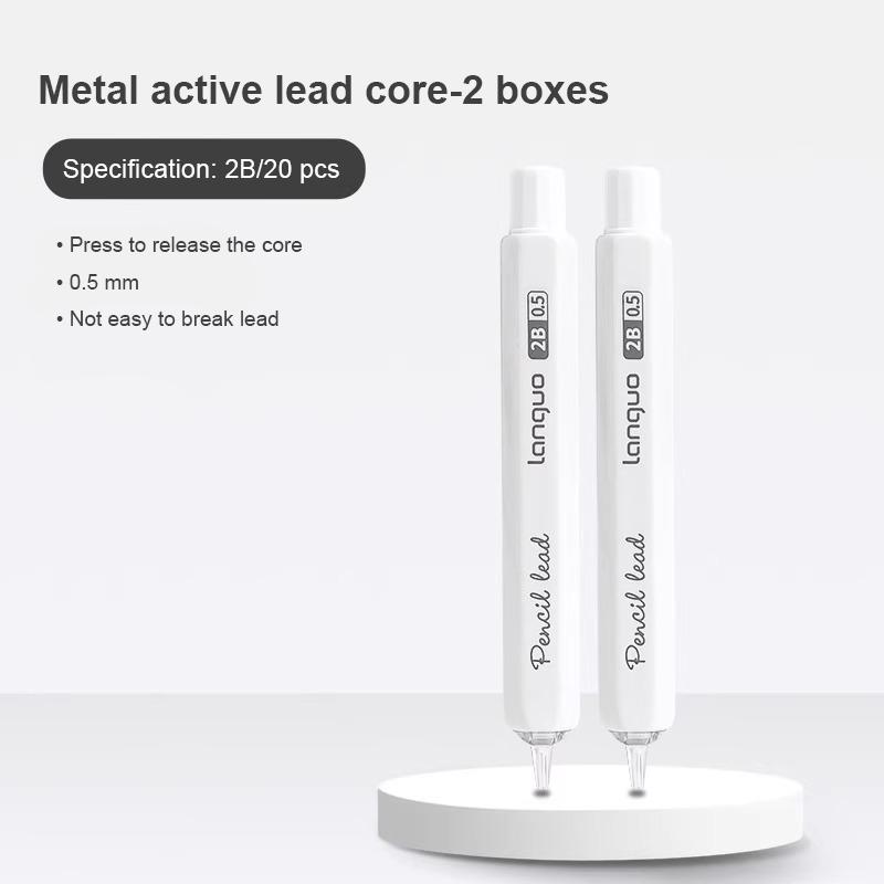 0.3 0.5 0.7 mm Full Metal Mechanical Pencil Low Center of Gravity Retractable Nib Automatic Pencils Art Drawing Sketch Pencil