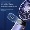 Cross-border N15 USB Rechargeable Foldable Handheld Fan with Digital Display & Aromatherapy