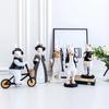 Creative Pastoral Palace Rabbit Family Decoration Home Ornaments Bedroom Living Room Porch Easter Bunny Resin Crafts Kid Gift