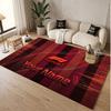 Custom Rug F1 Pattern Print Name Text Soft Non‑Slip Floor Carpet for Home Indoor Decoration