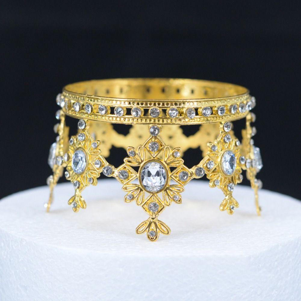 Elegant Bridal Princess Crown Sparkling Rhinestone Diadem Beautiful Women Hair Hoop  Hair