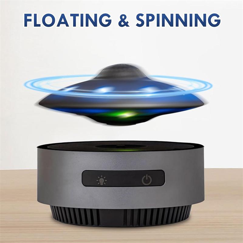 UFO Magnetic Levitation Bluetooth Speaker, Playing Music & Automatic Floating in The Air, Unique Gifts for Home Office Décor