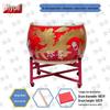 Jiyue Cowhide Chinese Red Performance Dragon Drum