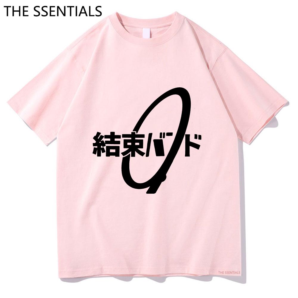 Bocchi The Rock T Shirt Unisex  Harajuku Cartoon Graphic Hitori Tshirt Unisex Anime Unisexga Aesthetic Casual Cotton Kawaii Tees Shirts