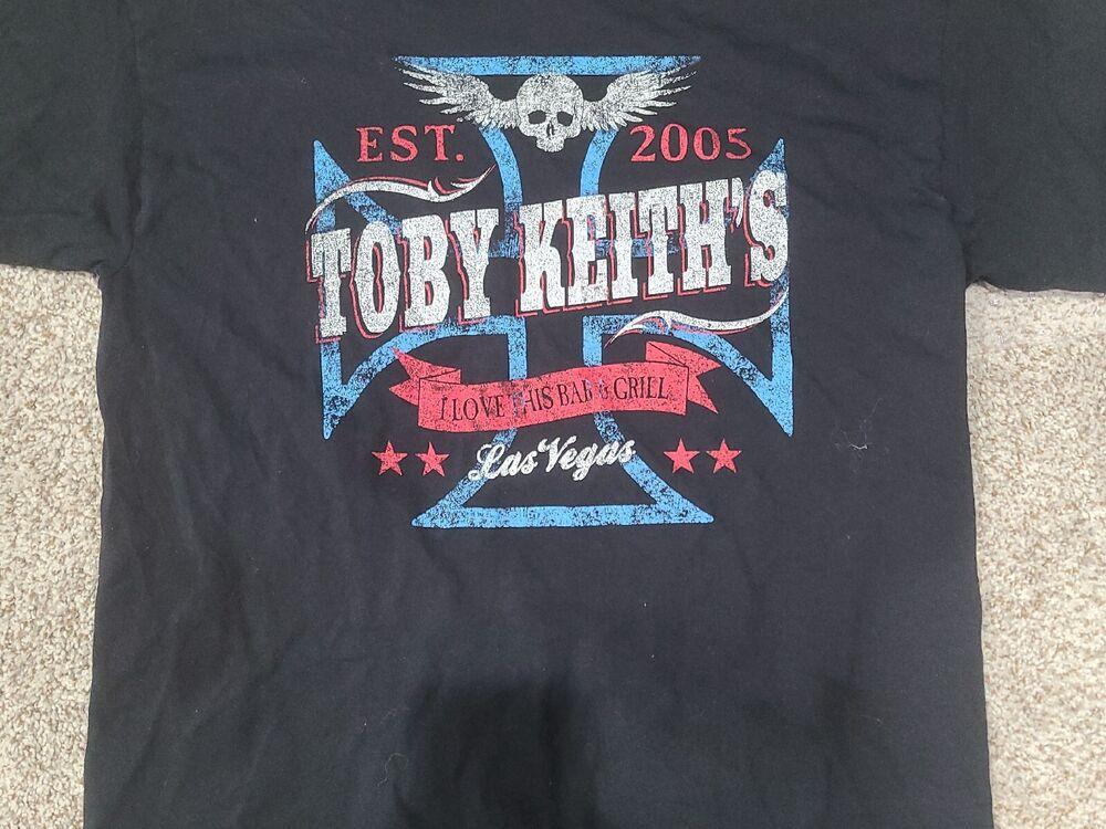 

Toby Keith I Love This Bar And Grill Чорна футболка Las Vegas унісекс S