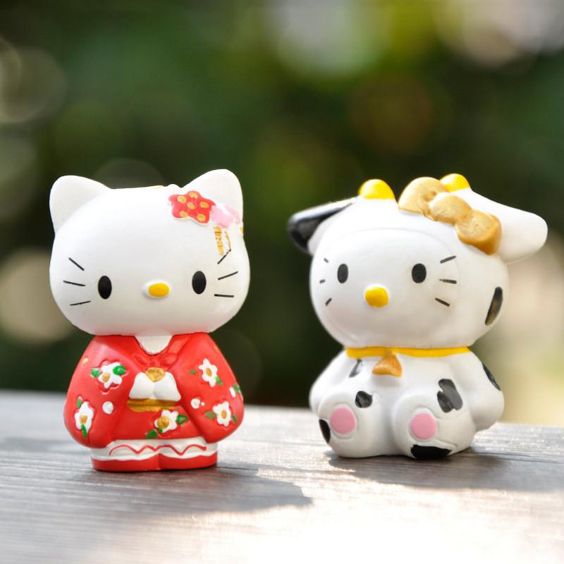 Kimono Cartoon Dolls Anime Accessories Desktop Toys Decorations