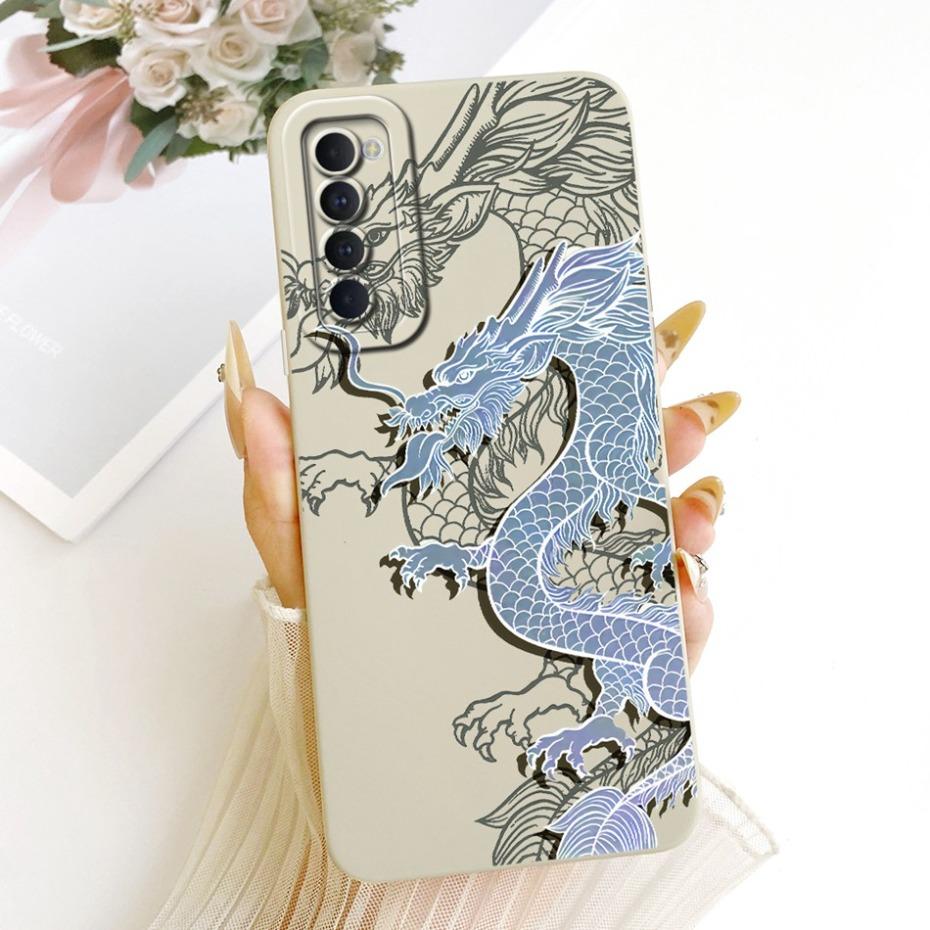 Cute Printed Phone Case For OPPO Reno4 Pro / Reno4 Soft Silicone Shockproof Cases For Oppo Reno 4 4Pro 4G Covers Bumpers