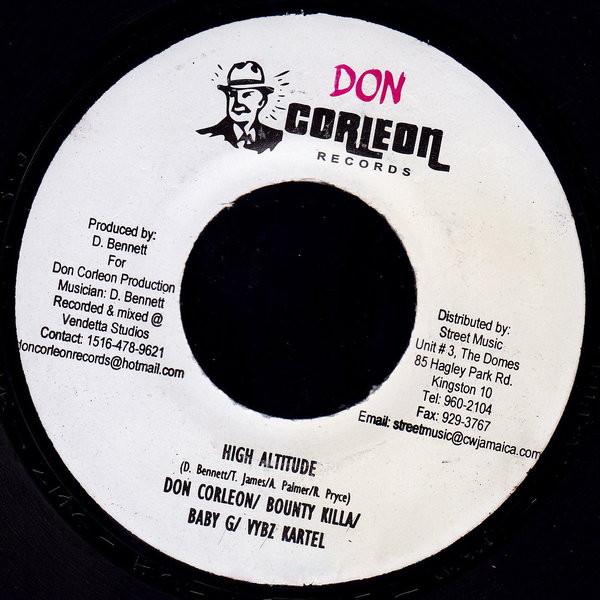 

7inch Record DON CORLEON / BOUNTY KILLER / BABY - High Altitude none Don Corleon Rec 2006 Jamaica Reggae, Ska & Dub Used