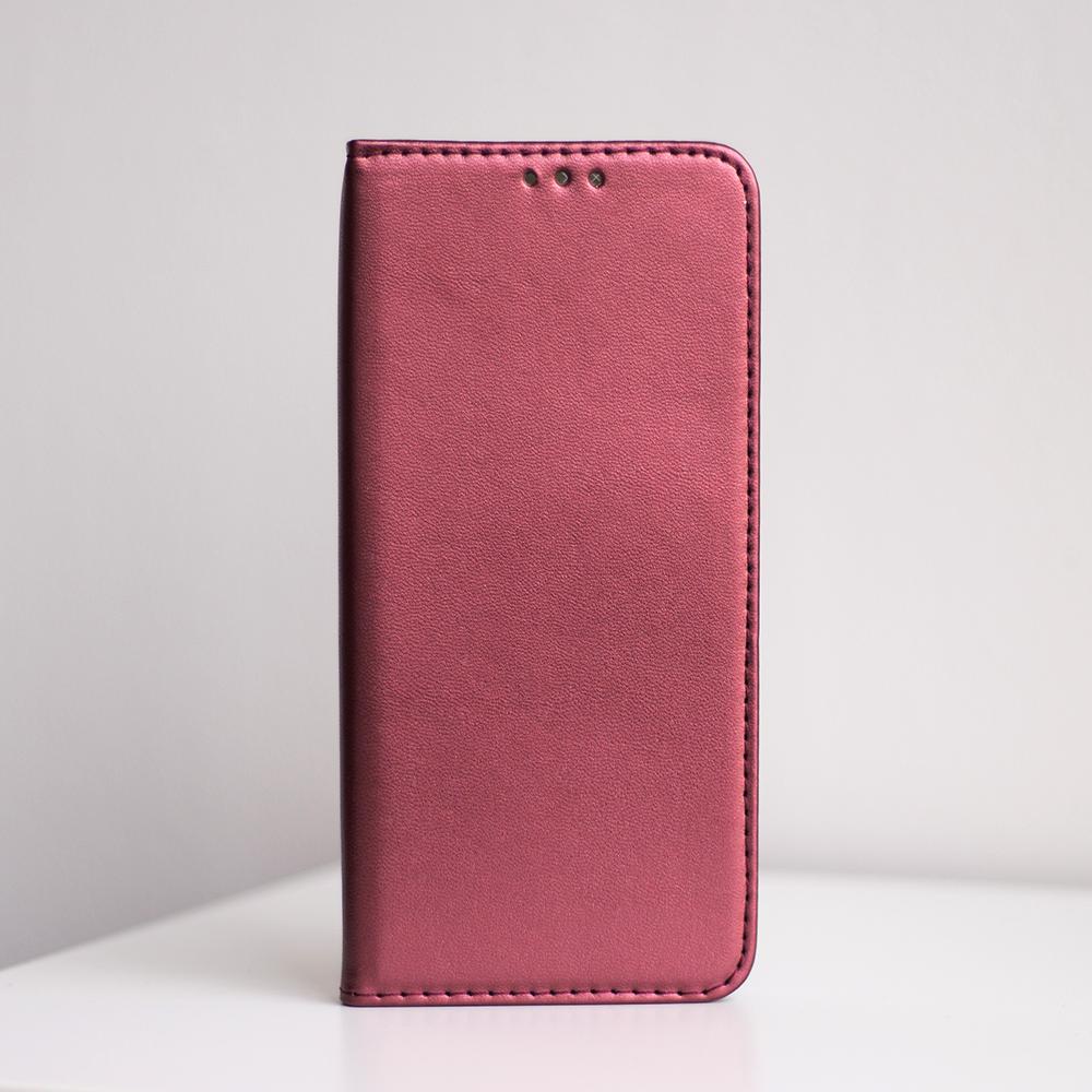Etui Smart Magnetic Do Honor 600 / 600 Pro Burgundowe