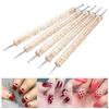 5Pcs 2-Way Nail Art Dotting Tool Set, Nail Dotting Pens for Rhinestone Picker, Design Drawing and Decoration