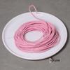 3MM Colored Leather Cord for DIY Jewelry: Round Leather Strip for Bracelet and Necklace Crafting