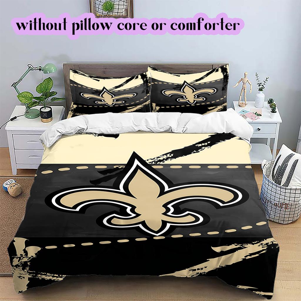 Set Copripiumino Trapuntato con Motivo Logo Hockey su Ghiaccio Federa Decorazione per la Casa Regalo di Compleanno (1* copripiumino + 2* federe, senza imbottitura)