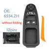 For Fiat Scudo Citroen Jumpy Citroen Dispatch Peugeot Expert Master 2007-2016 6554.ZJ Power Window Control Switch Button