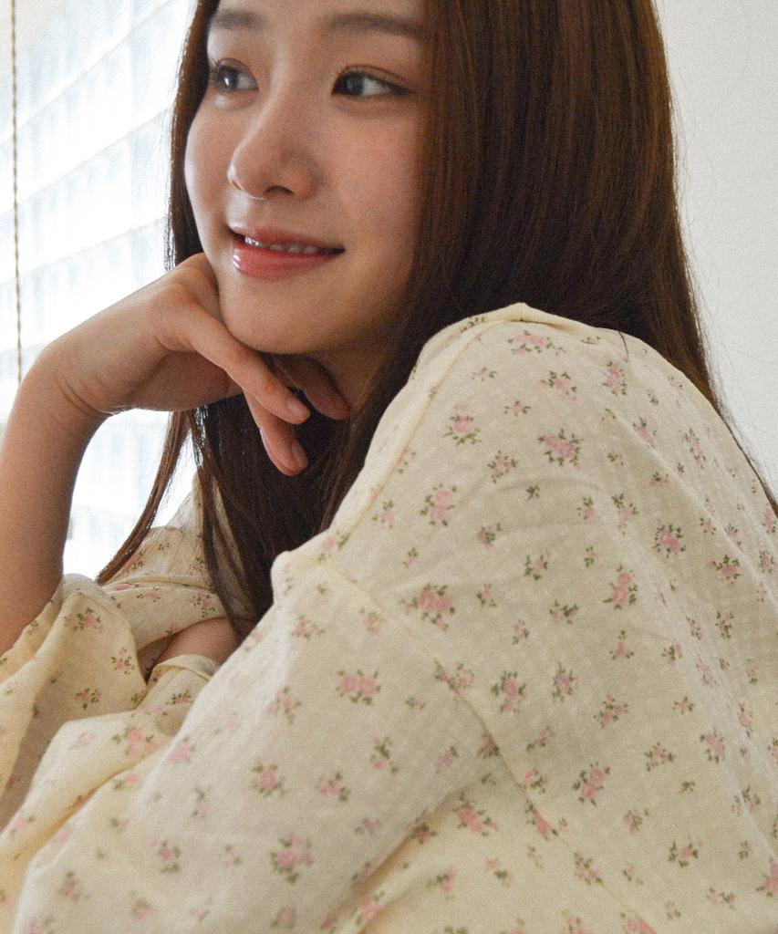 Dedeliteu Homewear Floral Blossom Robe Cool Pajama Sleepwear Robe