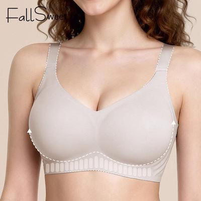 Women's Plus Size Underwear Seamless Push Up Bra Soft Support Bralette Comfortable Wireless Brassiere Big Size Sexy Female Lingerie