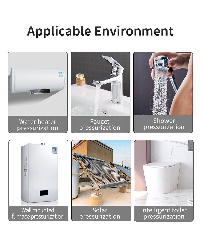 24V DC Automatic Solar Booster Pump for Shower and Water Heater